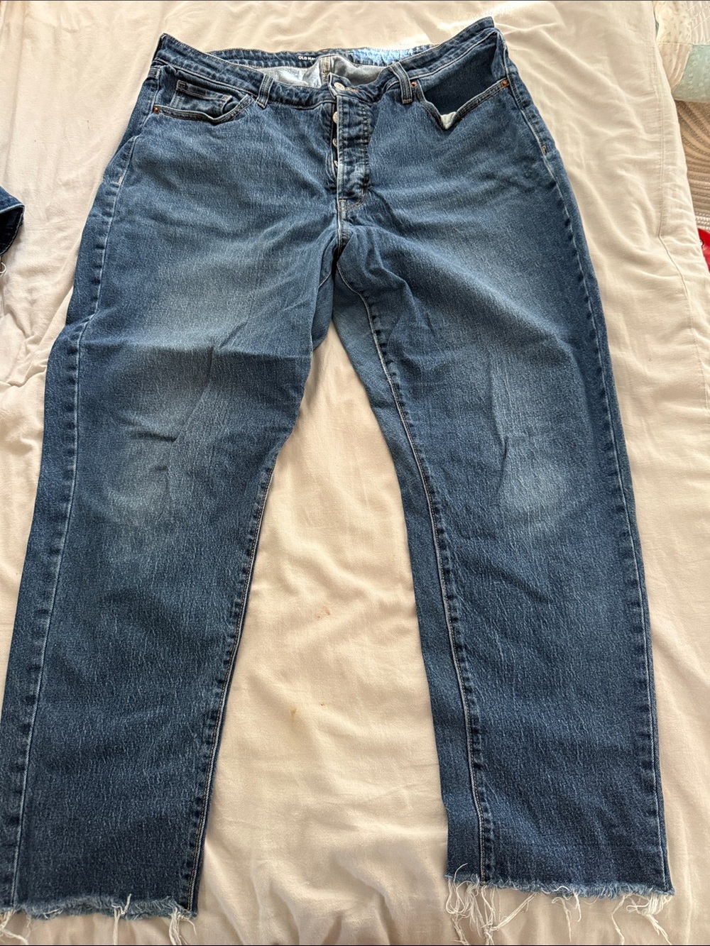 Women’s Tall Blue Denim Jeans - Classic Curvy Straight Fit-tall size 18